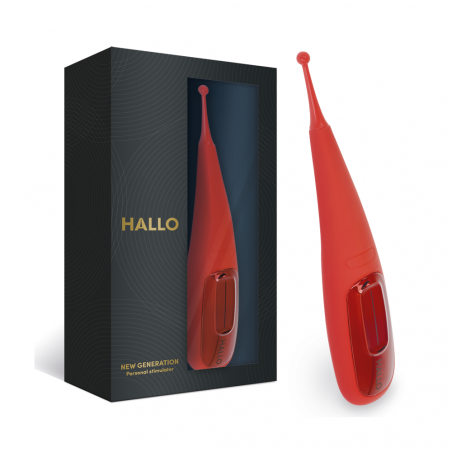 D-219471 HALLO FOCUS VIBRATOR RED STIMOLATORE CLITORIDE