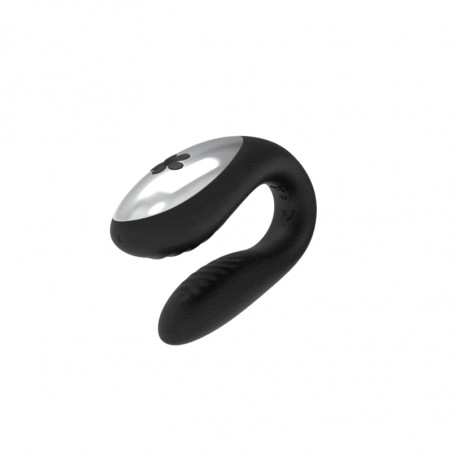 D-221311 BRILLY GLAM LOVE FOR PARTNER GIOCO DI COPPIA CON TELECOMANDO WIRELESS SILICONE NERO