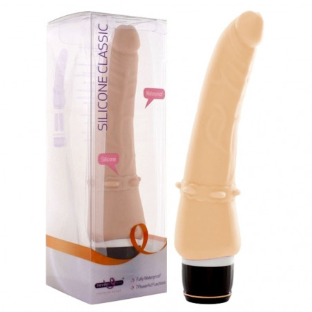 SEVEN CREATIONS ANAL FLESH + CORONA – FALLO REALISTICO ANALE VIBRANTE IN SILICONE COLOR CARNE CM 19