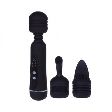 D-205203 PRETTY LOVE MAGICAL MASSAGER 12 FUNZIONI 3 TESTE INTERCAMBIABILI