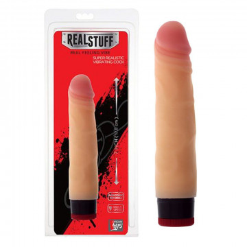 20638 REALSTUFF FALLO REALISTICO VIBRANTE CON VELOCITÀ REGOLABILE COLOR CARNE 7”