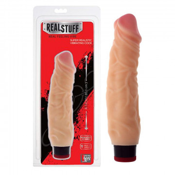 20639 REALSTUFF FALLO REALISTICO VIBRANTE CON VELOCITÀ REGOLABILE COLOR CARNE 8”