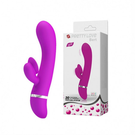 11300 BERT VIBRATOR PRETTY LOVE  VIBRATORE DI DESIGN 100% SILICONE COLORE FUXIA 30 FUNZIONI