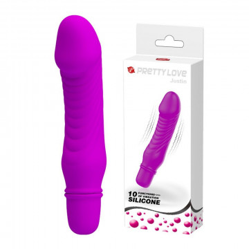 PRETTY LOVE STEV MINI VIBRATORE 10 FUNZIONI IN SILICONE VIOLA