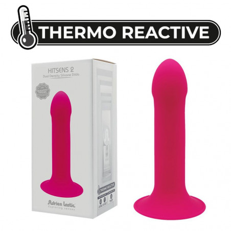 HITSENS 2 PINK DILDO IL SILICONE MEMORY DOPPIA DENSITÀ