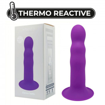 HITSENS 3 PURPLE DILDO IL SILICONE MEMORY DOPPIA DENSITÀ