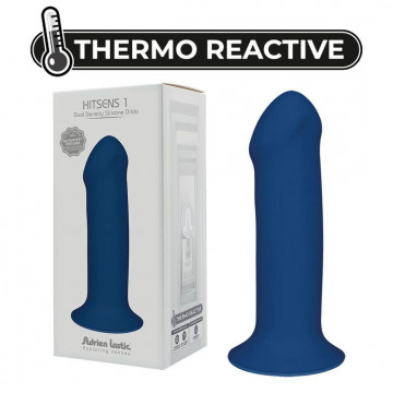 HITSENS 1 BLUE DILDO IL SILICONE MEMORY DOPPIA DENSITÀ