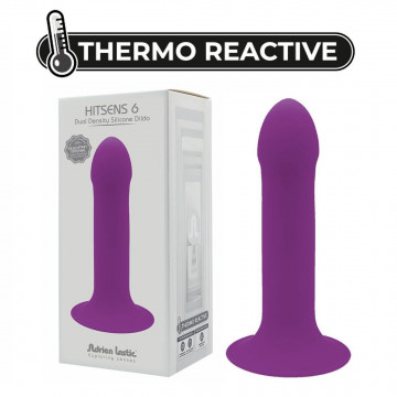 HITSENS 6 PURPLE DILDO IL SILICONE MEMORY DOPPIA DENSITÀ