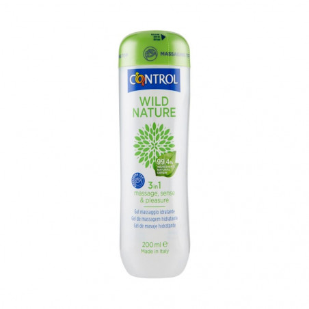 CONTROL WILD NATURE 3 IN 1 TUBO DA 200 ML LUBRIFICANTE INTIMO STIMOLANTE E DA MASSAGGIO