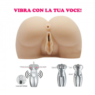 BAILE FOR HIM REALISTIC BUTT WITH VIBRATION AND REMOTE CONTROL