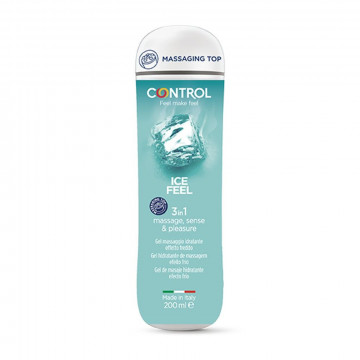 CONTROL ICE FEEL 200 ML LUBRIFCANTE INTIMO E DA MASSAGGIO 3 IN 1 EFFETTO RINFRESCANTE