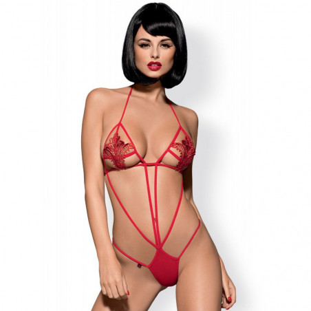 OBSESSIVE LUIZA BODY RED ROSSO TG S/M