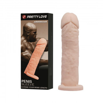 PRETTY LOVE PENIS SLEEVE 6" MEDIUM PROLUNGA FALLICA ELASTICA