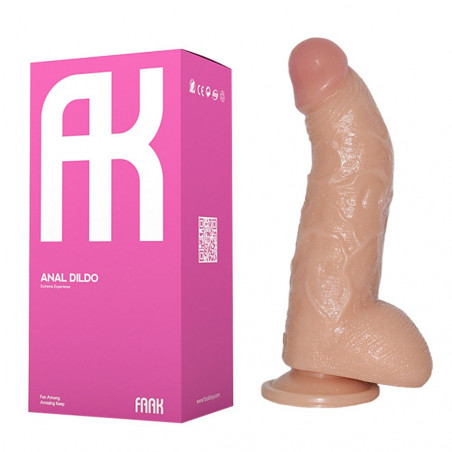 FAAK-005 SKIN COLOR DILDO FALLO REALISTICO IN PVC COLOR CARNE 10”