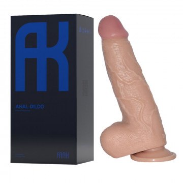 FAAK-007 SKIN COLOR DILDO FALLO REALISTICO IN PVC COLOR CARNE 10”