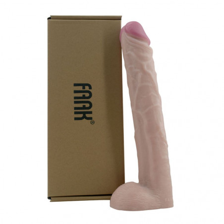 FAAK-082 SKIN COLOR DILDO FALLO REALISTICO IN PVC COLOR CARNE 17,5”