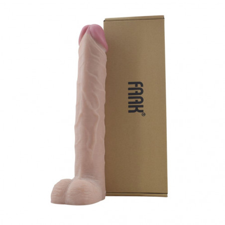 FAAK-083 SKIN COLOR DILDO FALLO REALISTICO IN PVC COLOR CARNE 19,5”