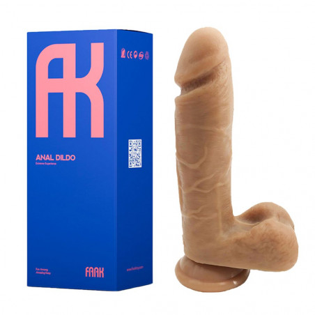 FAAK-G110 SKIN COLOR DILDO FALLO REALISTICO IN SILICONE COLOR CARNE 8,5”