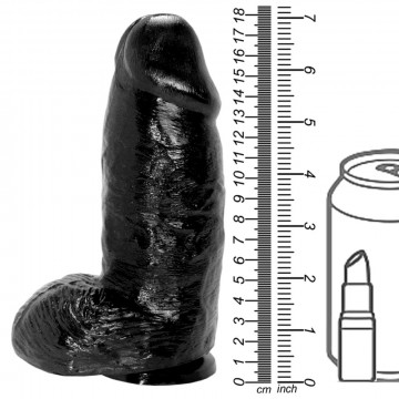 HARDASTIC SUPER MIKE 18X8 BLACK FALLO REALISTICO NON VIBRANTE GIGANTE NERO DILDO