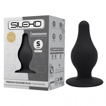 SILEXD 230696 ANAL PLUG ANALE STIMOLATORE TAGLIA S BLACK SILICONE NERO