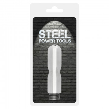 STEEL POWER TOOLS MINI SHOWER STEEL PICCOLA DOCCIA ANALE IN ACCIAIO INOSSIDABILE SICURO PER IL CORPO CON ATTACCO UNIVERSALE