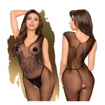 PENTHOUSE BODYSTOCKING TUTINA CATSUIT NERA TG S/L LINGERIE INTIMO SEXY