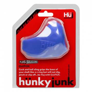 HÜNKYJUNK CLUTCH COCK & BALL SLING COBALT COCKRING ANELLO FALLICO PENE TESTICOLI IN SILICONE