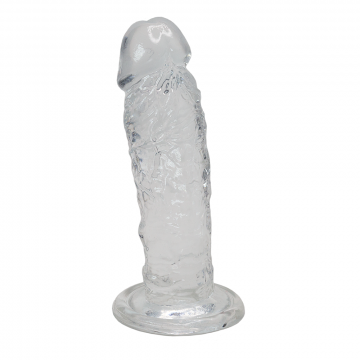 20690 ALIVE MAJESTIC DILDO IN TPE TRASPARENTE SICURO PER IL CORPO CM 14.7 X 3.7