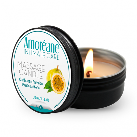 60172 AMORÉANE-MED MASSAGE CANDLE CARIBBEAN CANDELA DA MASSAGGIO ARTIGIANALE