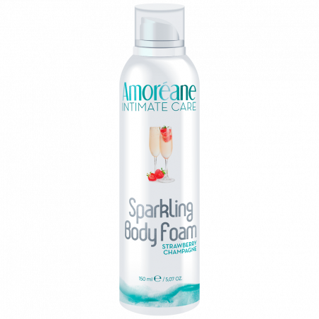 60183 AMORÉANE-MED SPARKLING BODY FOAM STRAWBERRY CHAMPAGNE 150 ML MOUSSE SCHIUMA DA MASSAGGIO IDRATANTE TONIFICANTE