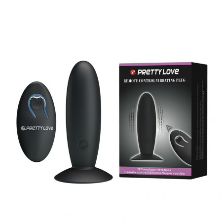 PRETTY LOVE REMOTE CONTROL ANAL STIMULATION VIBRATING PLUG STIMOLATORE PLUG ANALE IN SILICONE VIBRANTE CON TELECOMANDO WIRELESS