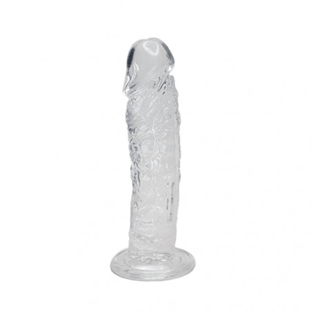 20700 ALIVE EMPIRE DILDO IN TPE TRASPARENTE SICURO PER IL CORPO CM 19,3 X 4,3