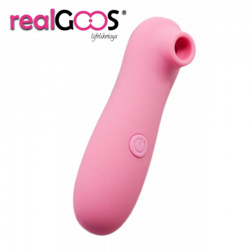 realGOOS® CLITORAL STIMULATOR STIMOLATORE INTIMO FEMMINILE SUCCHIA CLITORIDE MM 150