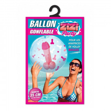 MAXI PALLONE FESTA PARTY E SPIAGGIA MARE 35 CM CON STAMPA SEXY ALL’ESTERNO E MAXI PISELLO ALL’INTERNO