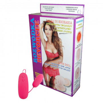 BAMBOLA GONFIABILE DIVORZIATA VIBRANTE DIVORCE LOVE DOLL CON GENITALI ESTRAIBILI IN CYBERSKIN