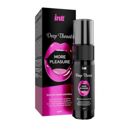 INTT DEEP THROAT MORE PLEASURE SPRAY ALLA MENTA PER SESSO ORALE 12 ML