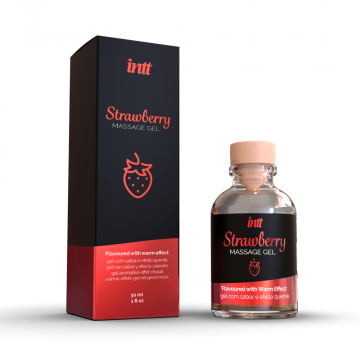 MG0007 INTT MASSAGE GEL STRAWBERRY 30 ML OLIO DA MASSAGGIO INTIMO ALLA FRAGOLA