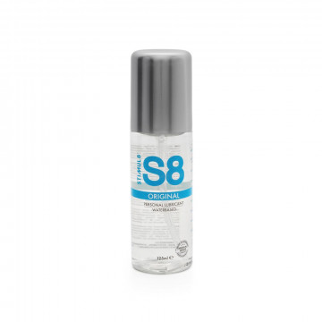 S8 WATERBASED NATURAL LUBE LUBRIFICANTE INTIMO A BASE D’ACQUA CLASSICO TRASPARENTE INODORE 125 ML