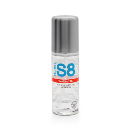 S8 WATERBASED WARMING LUBE LUBRIFICANTE INTIMO A BASE D’ACQUA EFFETTO CALDO RISCALDANTE 125 ML