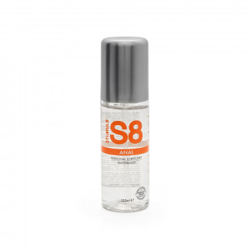 S8 WATERBASED ANAL LUBE LUBRIFICANTE INTIMO ANALE A BASE D’ACQUA INODORE TRASPARENTE 125 ML