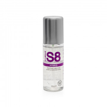 S8 HYBRID LUBE LUBRIFICANTE IBRIDO SETOSO A BASE D’ACQUA CON EFFETTO SCORREVOLE 125 ML