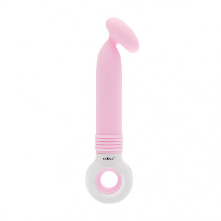 ODECO KUPALO PINK WHITE VIBRATORE DI DESIGN IN SILICONE PER IL PUNTO G