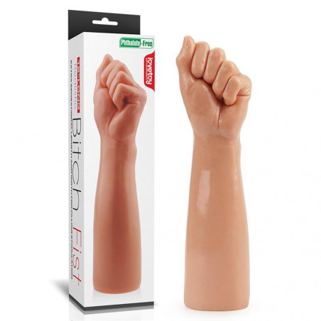 LOVETOY DILDO BITCH FIST 12" FLESH BRACCIO REALISTICO MORBIDO E FLESSIBILE CON PUGNO PER FISTING 30 CM