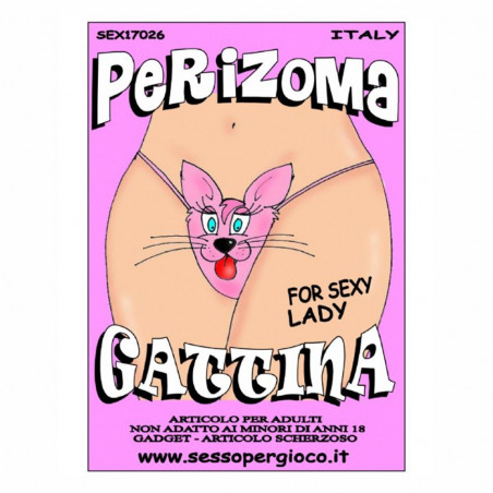 GATTINA SLIP FOR WOMEN PERIZOMA SEXY HUMOR DONNA