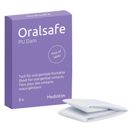 ORALSAFE BARRIERA ORALE IN POLIURETANO SENZA LATTICE PROTEZIONE SESSO ORALE